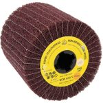 Rodillo Combi Scotch Brite y Óxido de Aluminio Klingspor 100x100mm